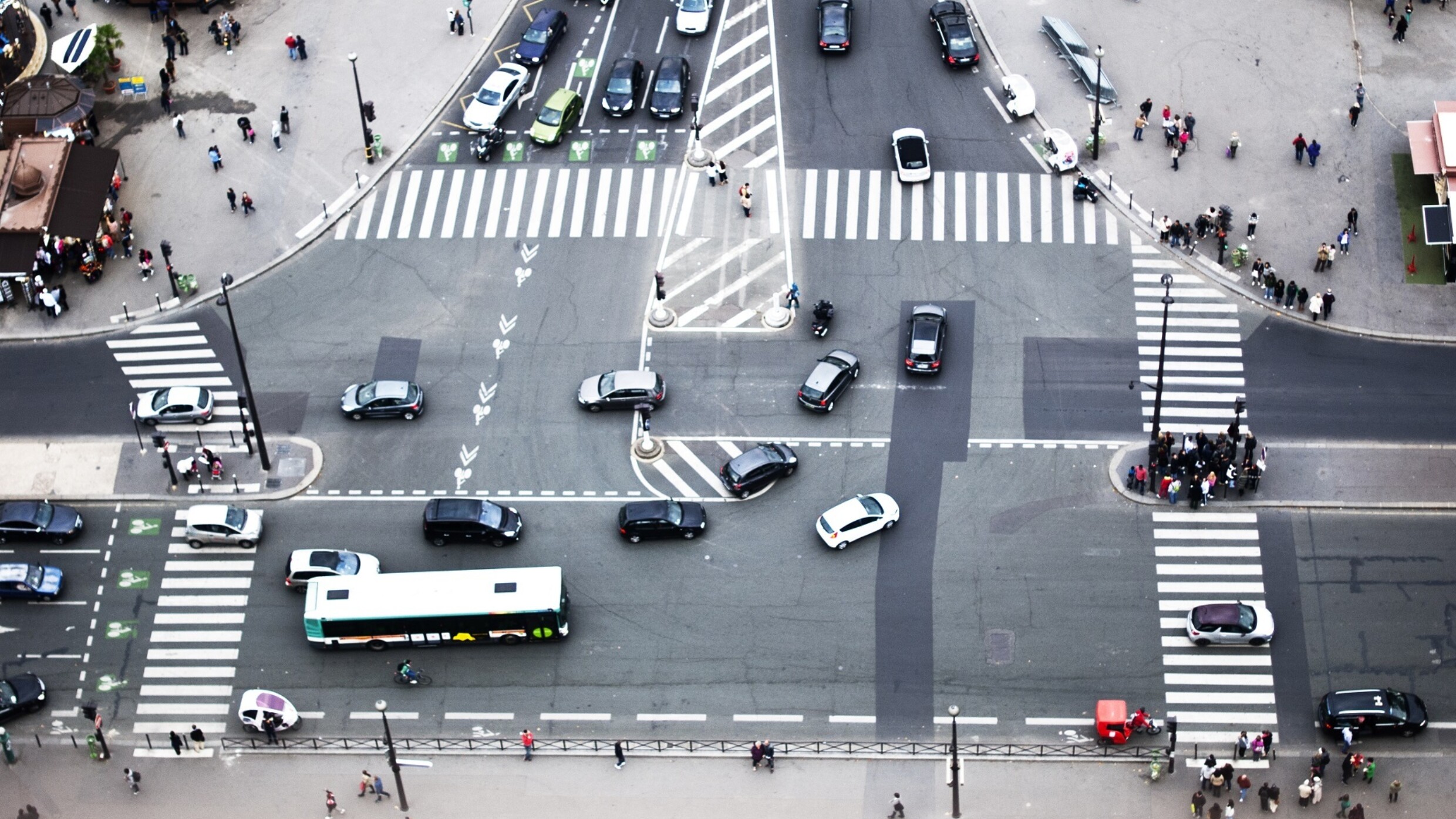 Crossing from above