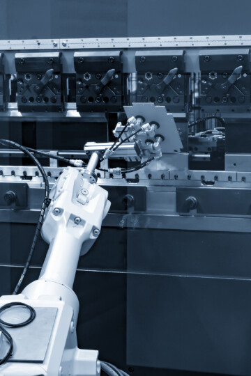 Roboterarm in der Produktion
