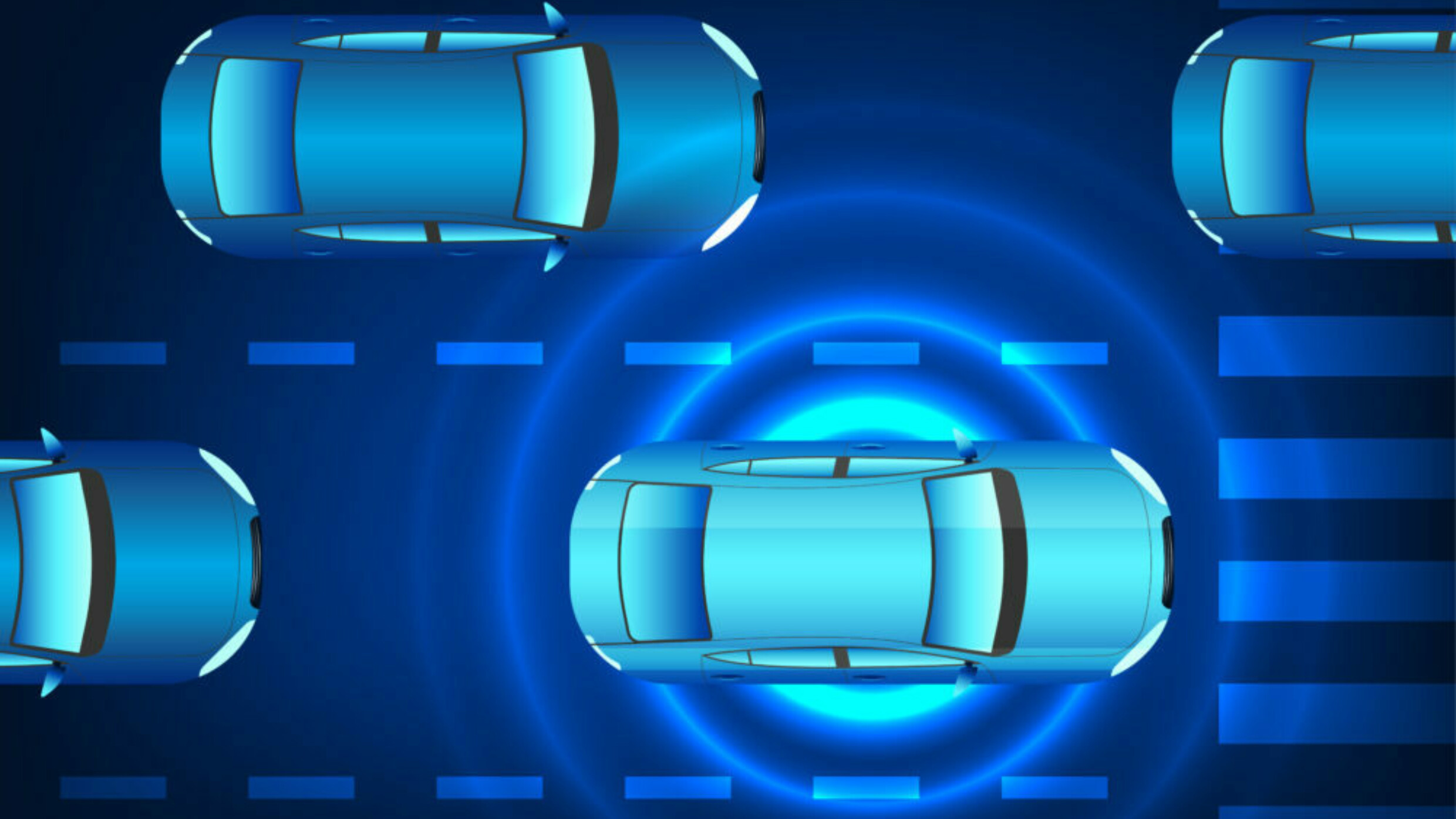 Graphic of autonomous vehicle