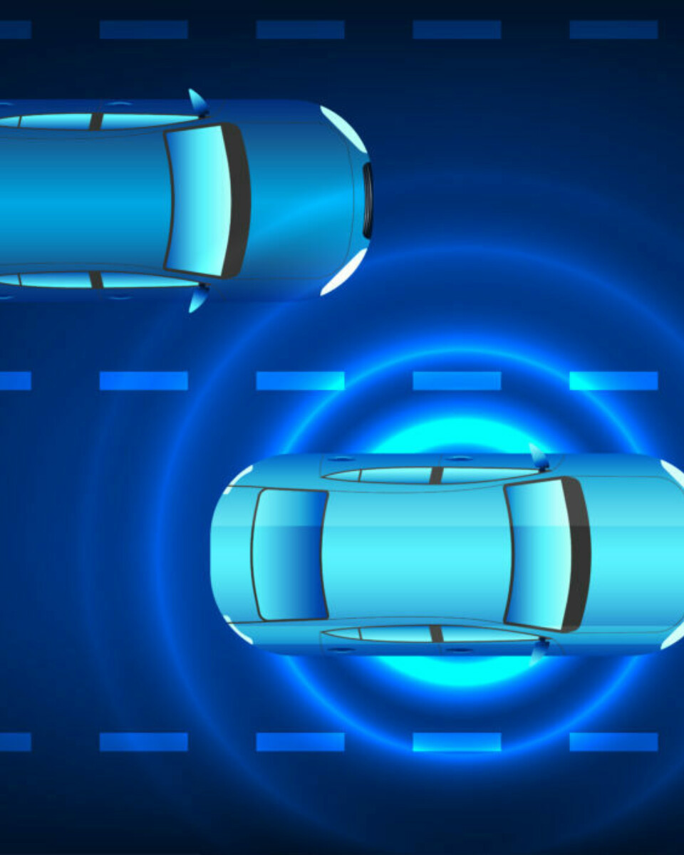 Grafik autonomers Fahrzeug